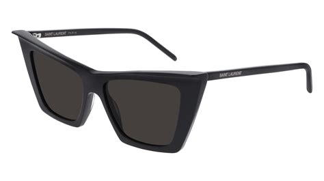 occhiali ysl sl 372|Saint Laurent SL 372 001 Shiny Black Sunglasses .